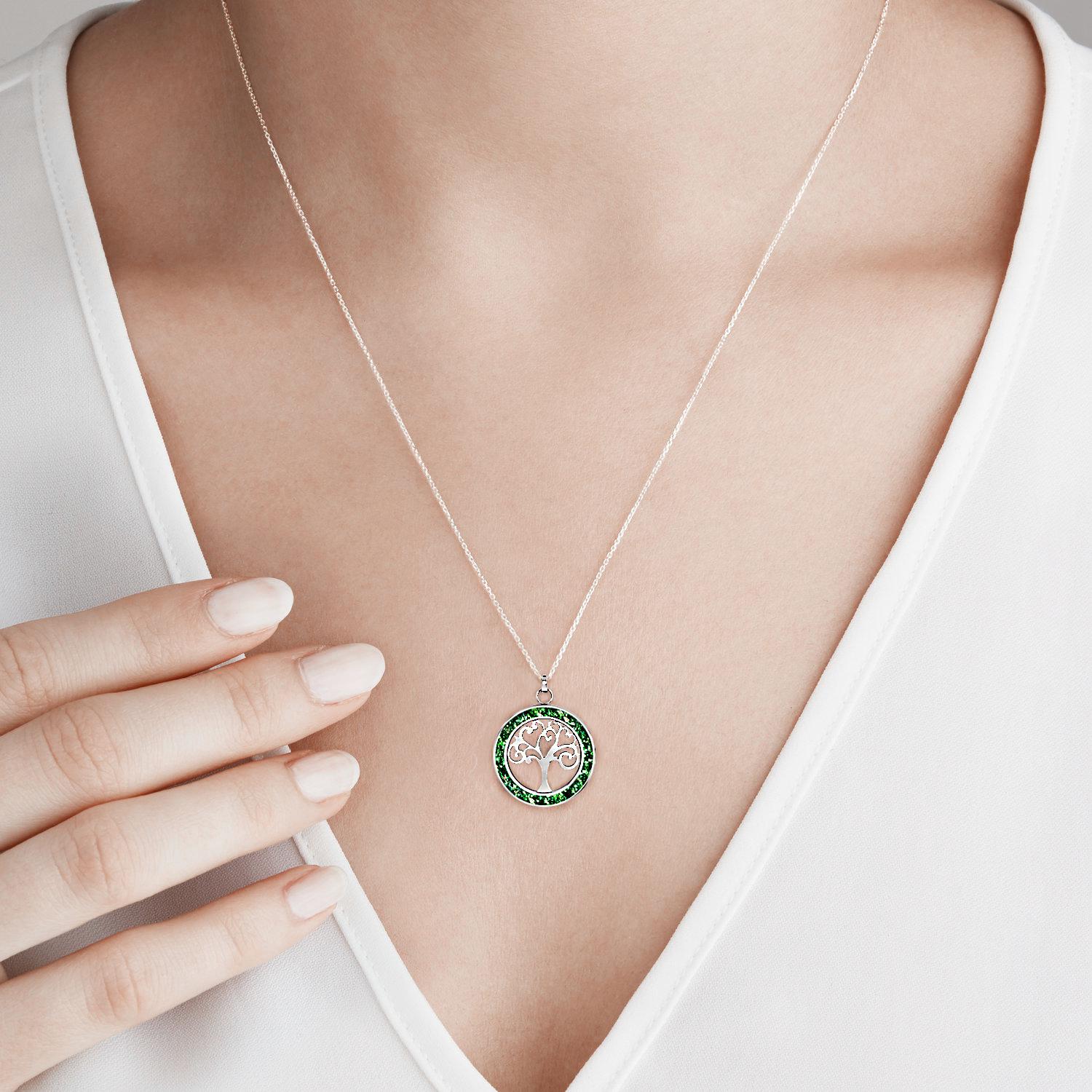 Ashes Infused JewelleryAura-Star Pendant Tree of Life