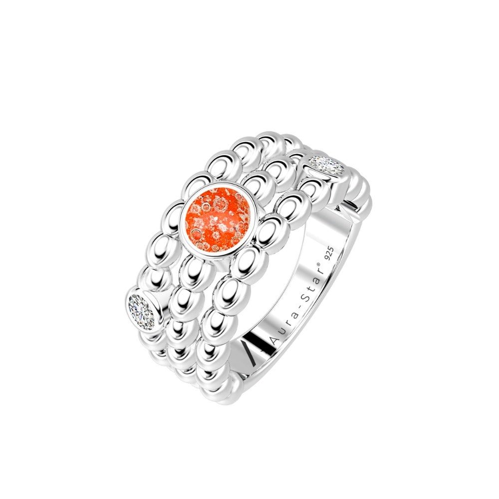 Ashes Infused JewelleryAura-Star Ring Desire