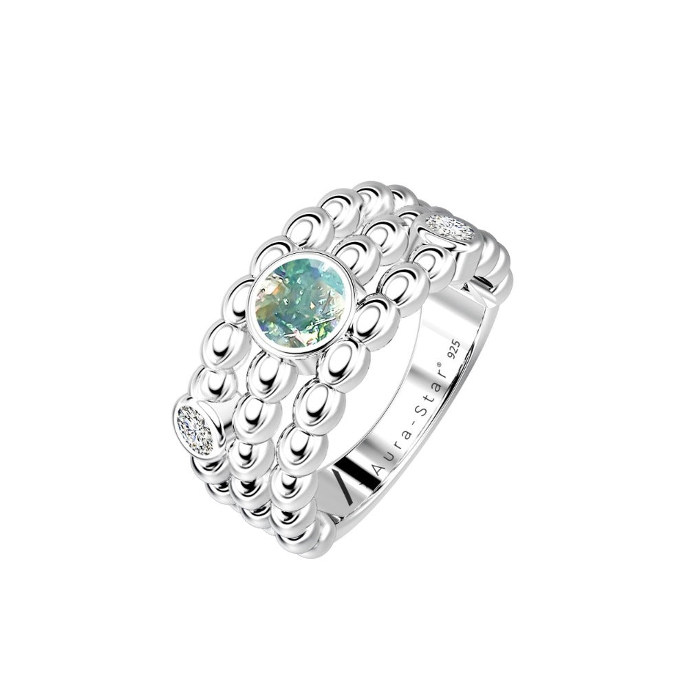 Ashes Infused JewelleryAura-Star Ring Desire