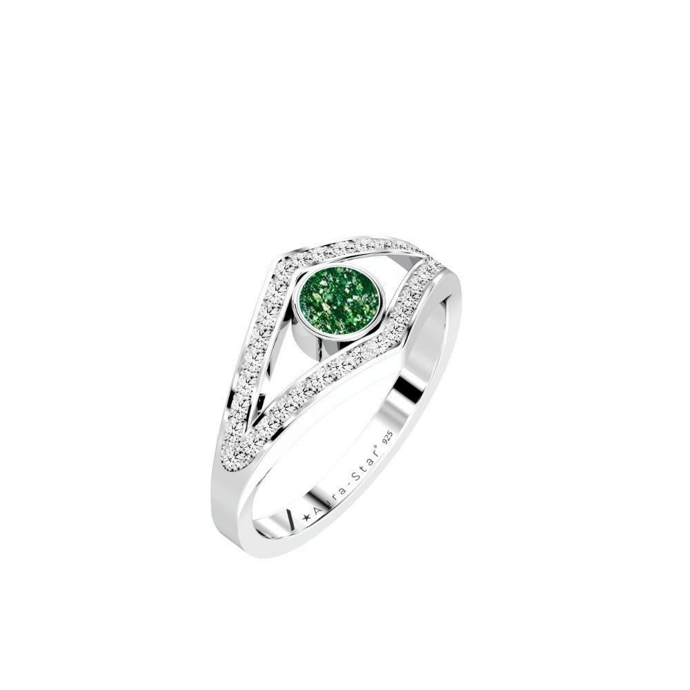 Ashes Infused JewelleryAura-Star Ring Enshrine