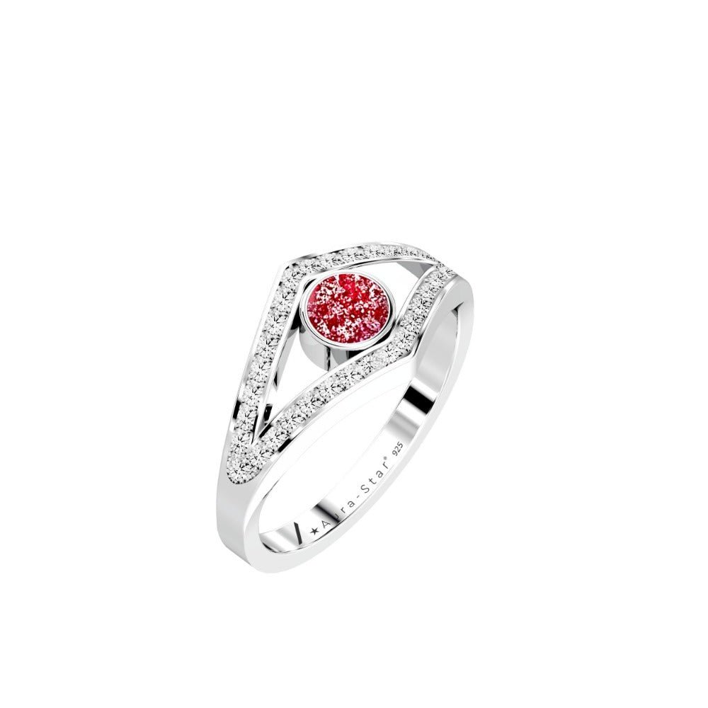 Ashes Infused JewelleryAura-Star Ring Enshrine
