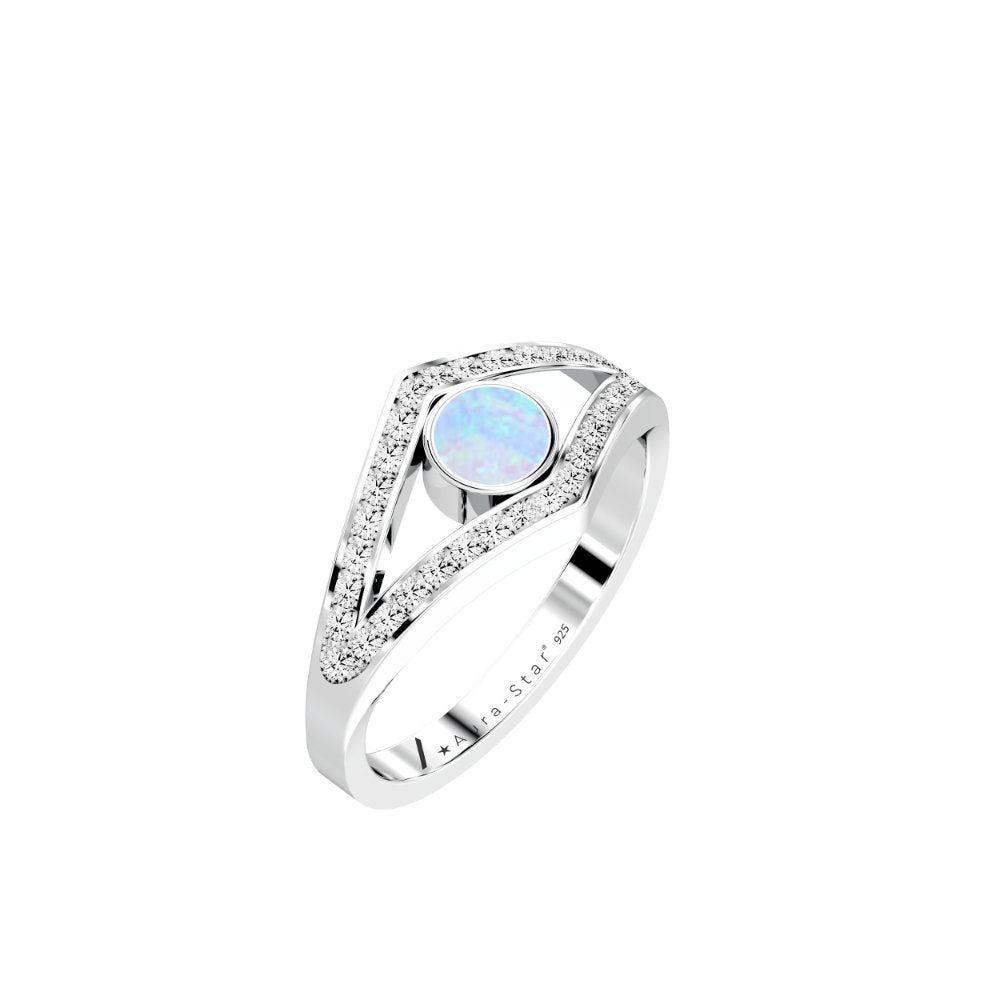 Ashes Infused JewelleryAura-Star Ring Enshrine