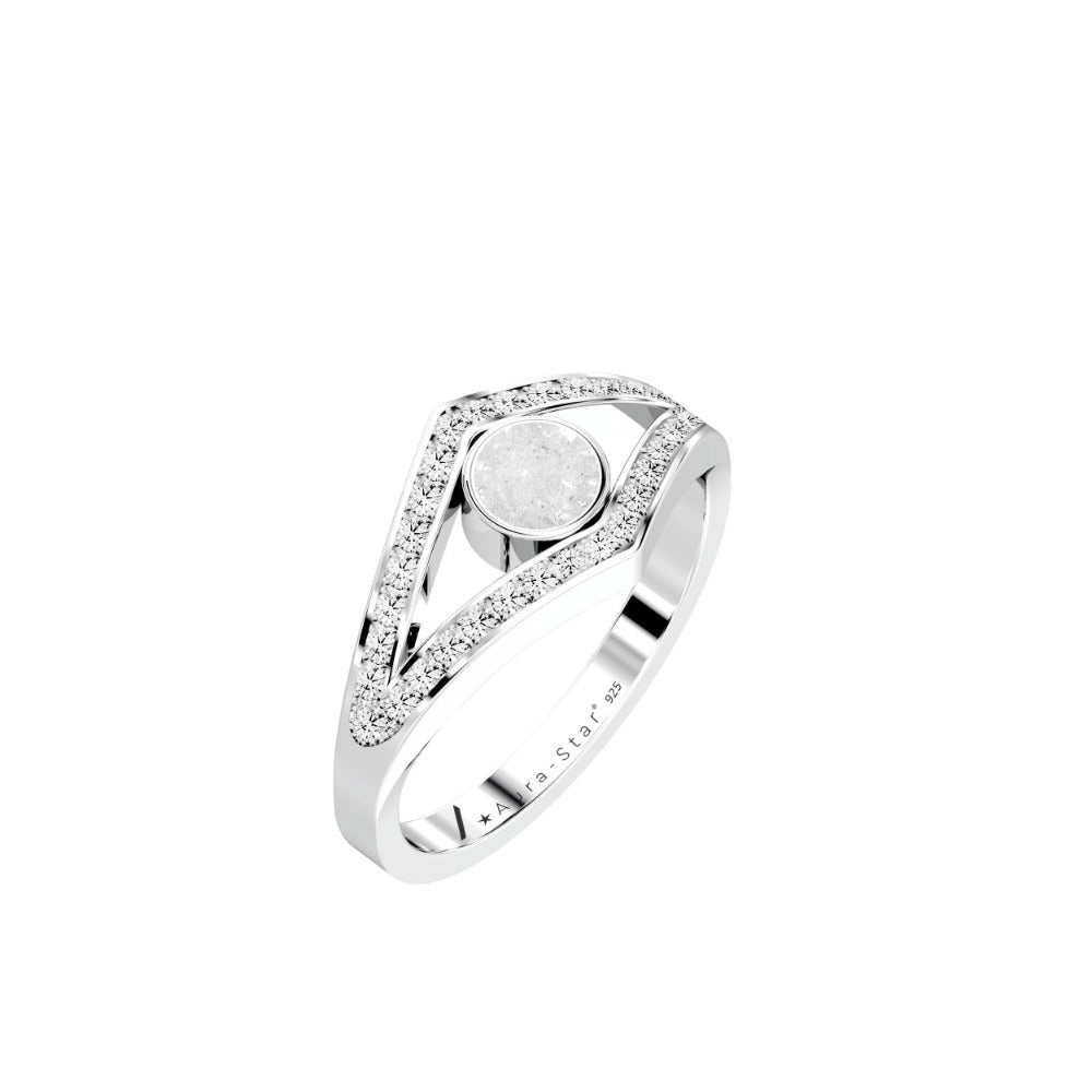 Ashes Infused JewelleryAura-Star Ring Enshrine