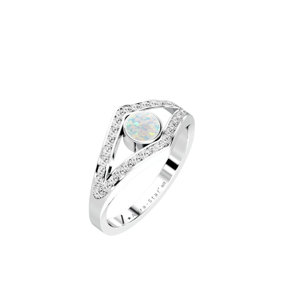 Ashes Infused JewelleryAura-Star Ring Enshrine