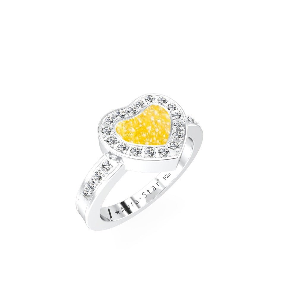 Ashes Infused JewelleryAura-Star Ring Graceful