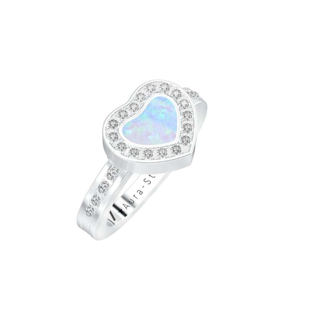 Ashes Infused JewelleryAura-Star Ring Graceful