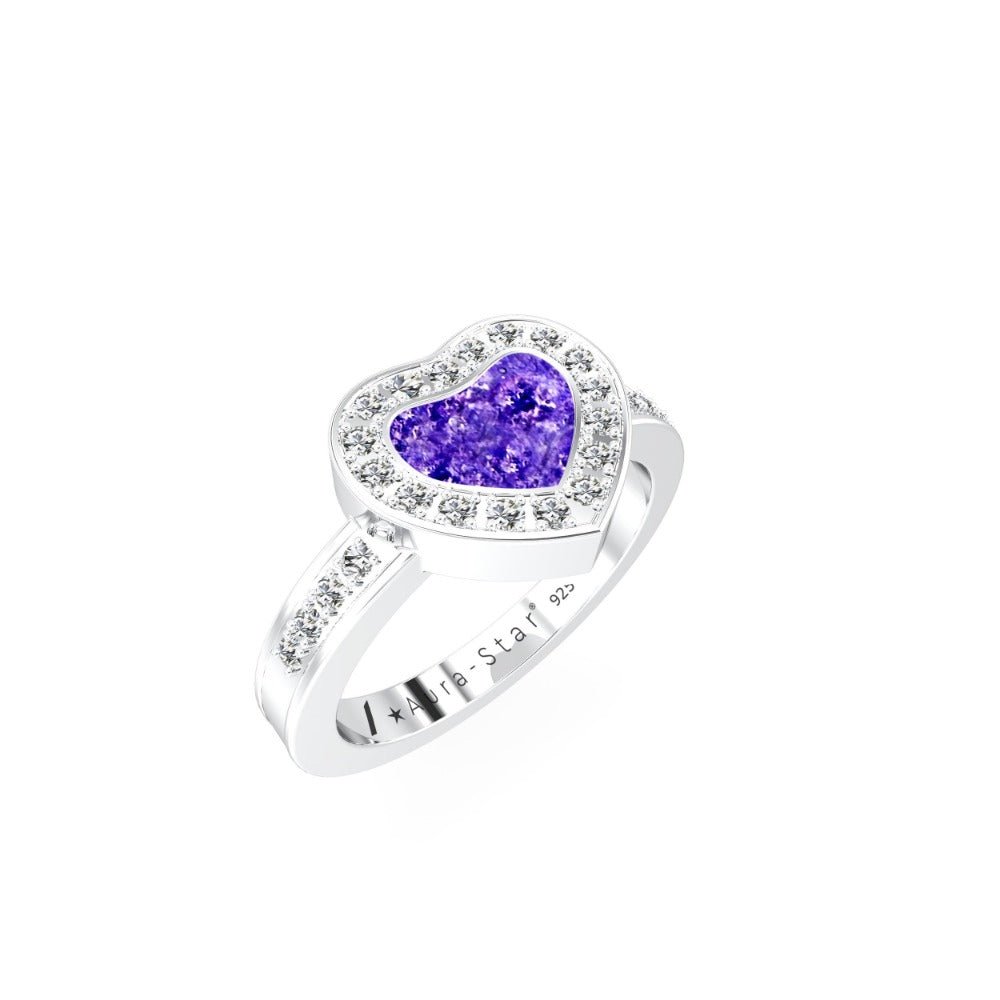 Ashes Infused JewelleryAura-Star Ring Graceful