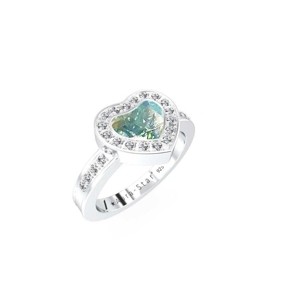 Ashes Infused JewelleryAura-Star Ring Graceful