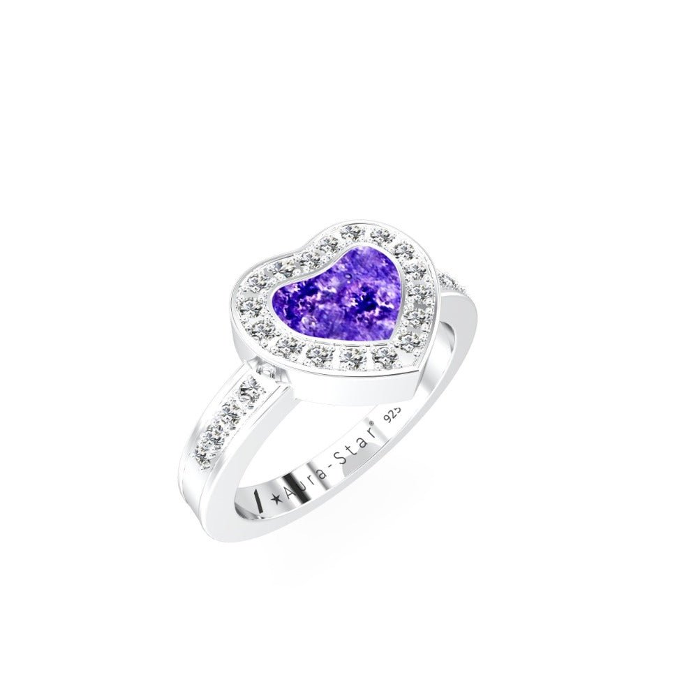 Ashes Infused JewelleryAura-Star Ring Graceful