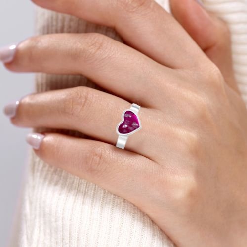 Ashes Infused JewelleryAura-Star Ring Heart