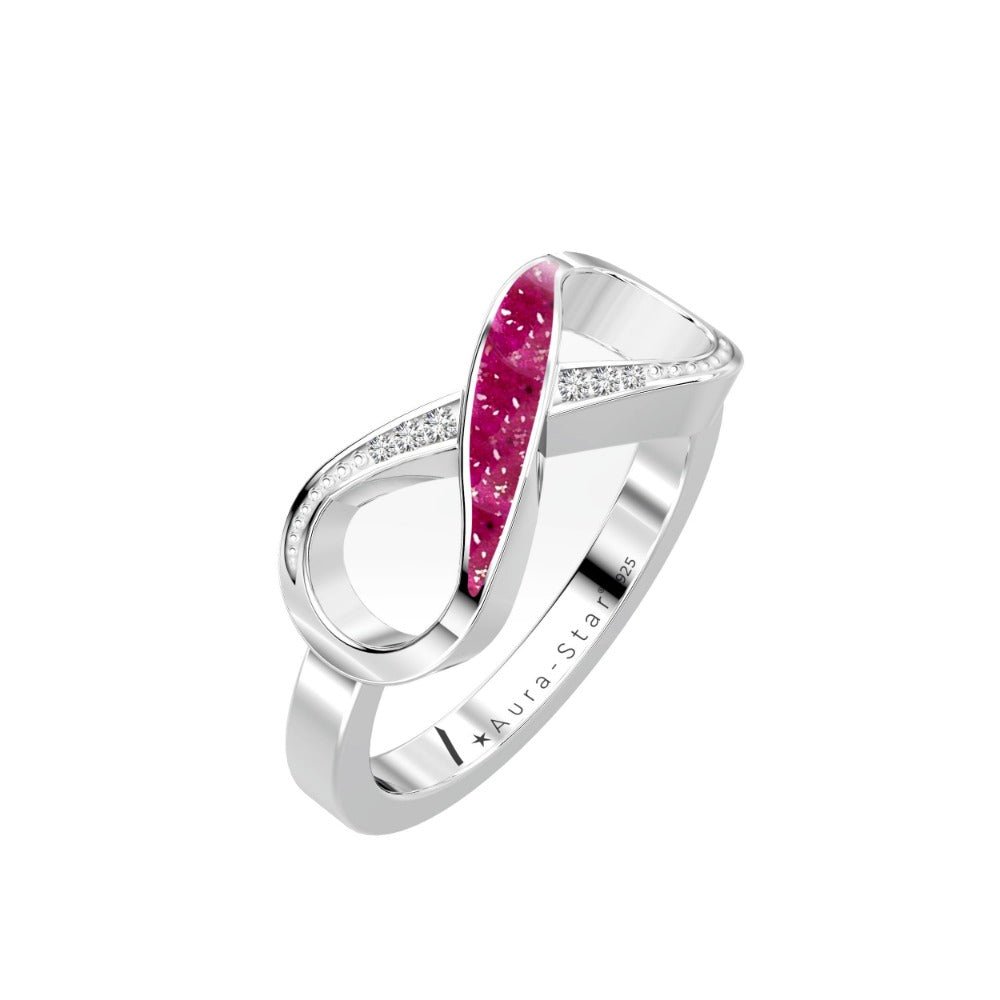 Ashes Infused JewelleryAura-Star Ring Infinite