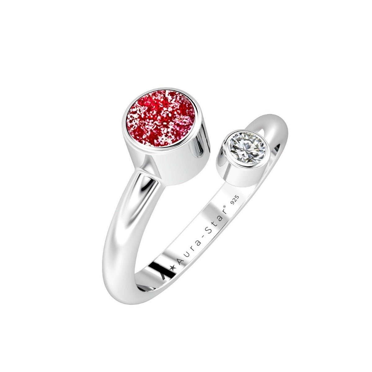 Ashes Infused JewelleryAura-Star Ring Intrigue