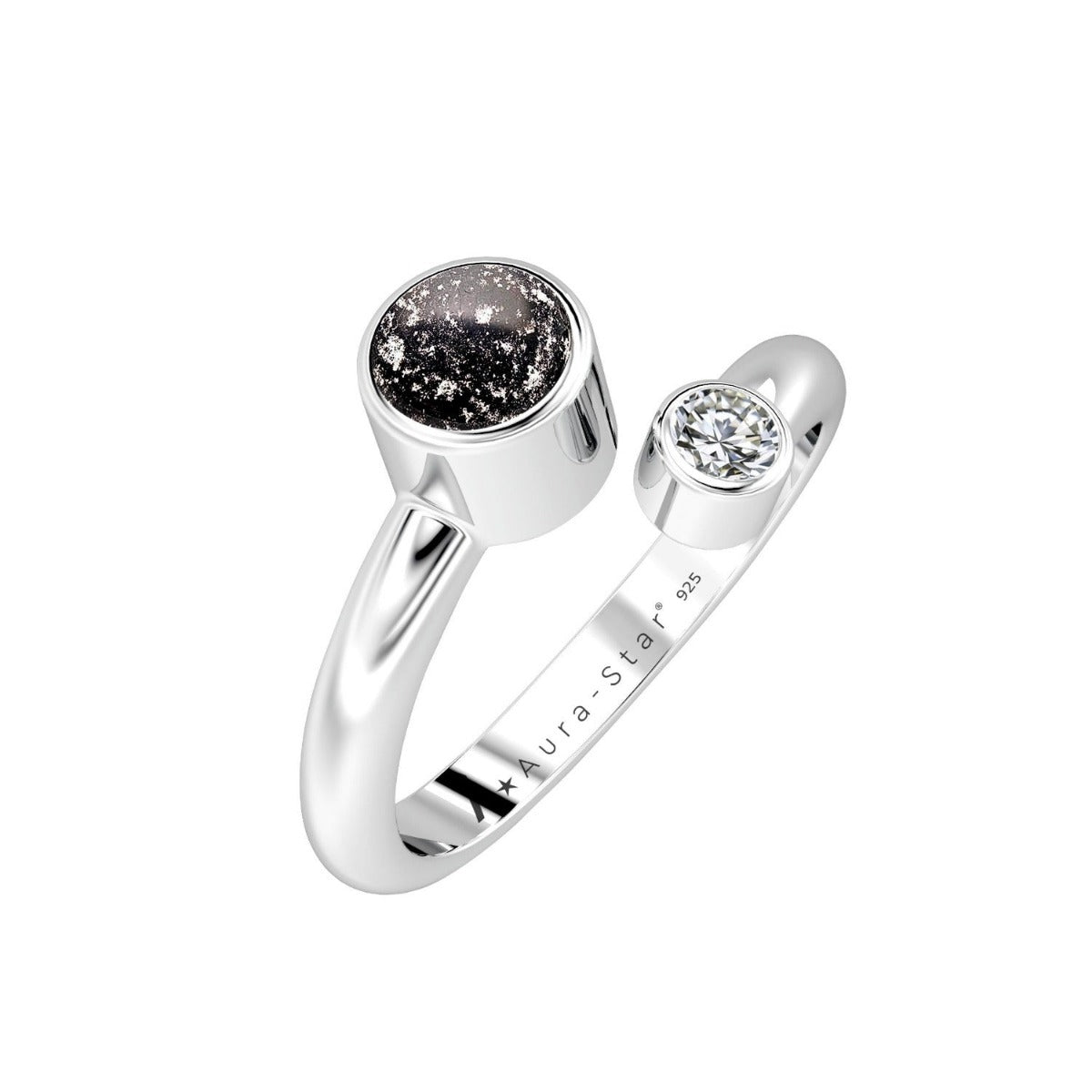 Ashes Infused JewelleryAura-Star Ring Intrigue