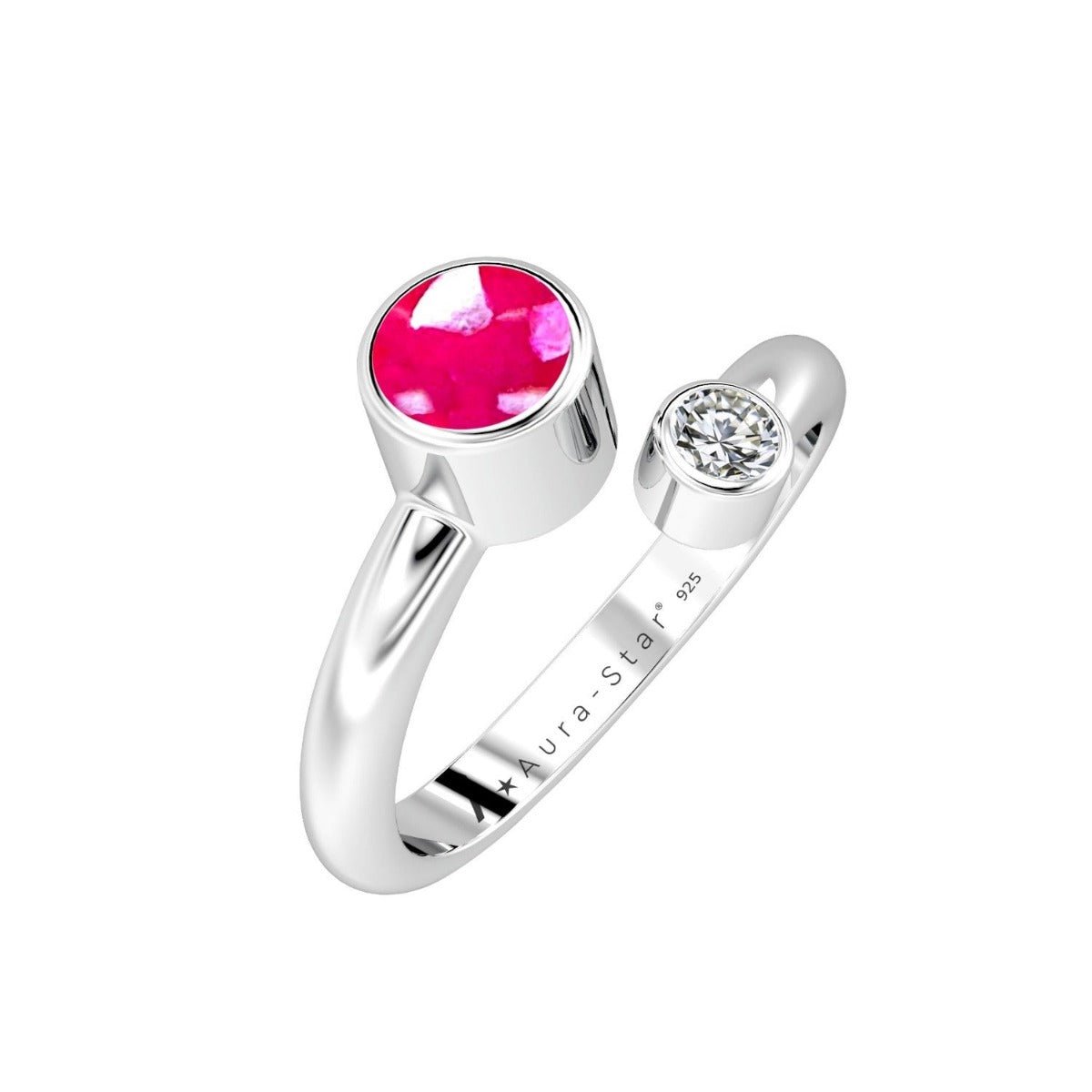 Ashes Infused JewelleryAura-Star Ring Intrigue