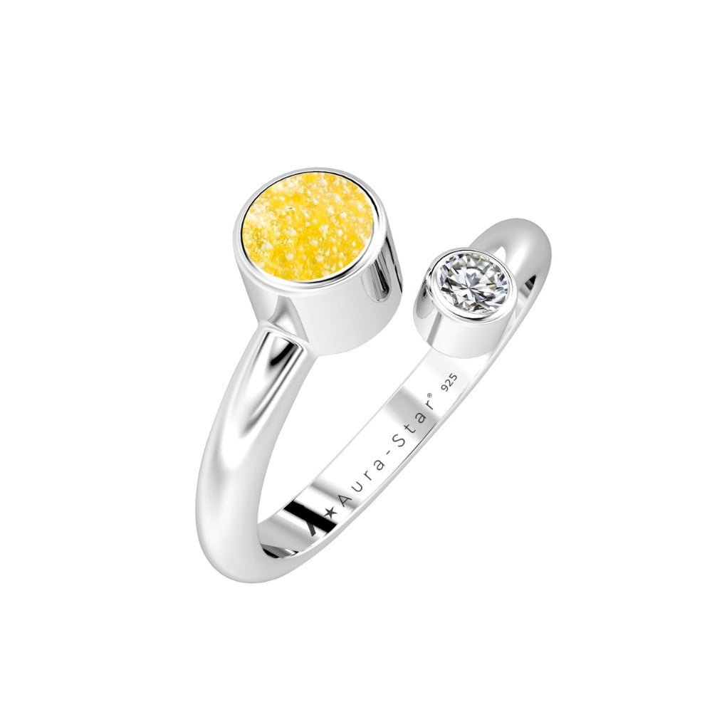 Ashes Infused JewelleryAura-Star Ring Intrigue