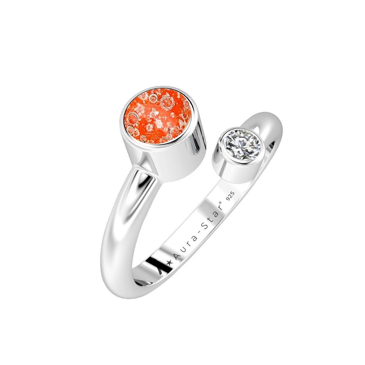 Ashes Infused JewelleryAura-Star Ring Intrigue