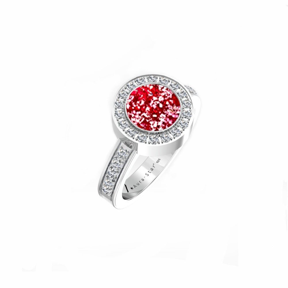 Ashes Infused JewelleryAura-Star Ring Praise