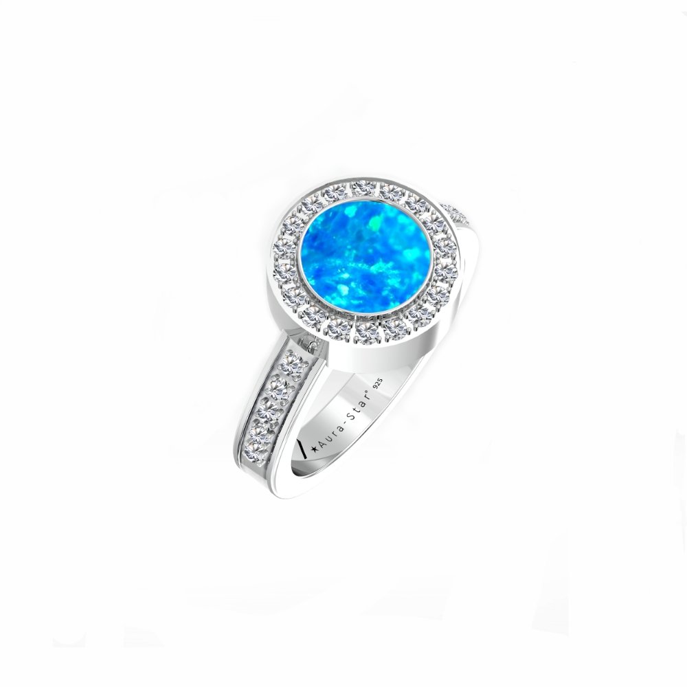 Ashes Infused JewelleryAura-Star Ring Praise