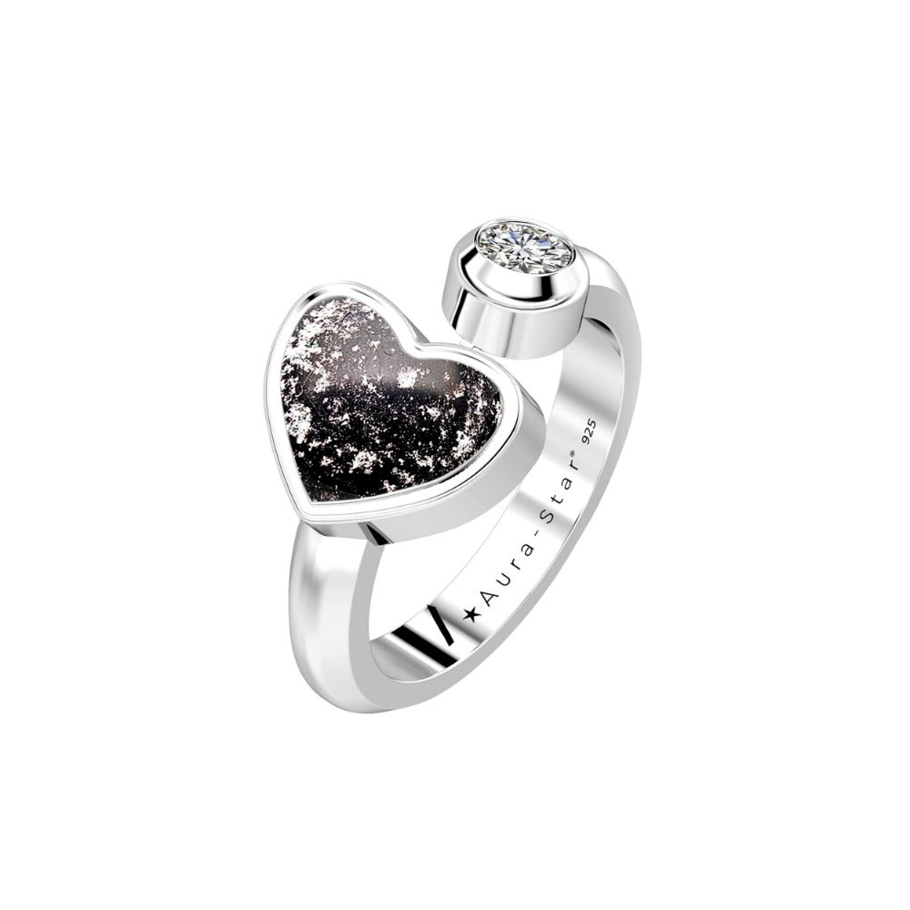 Ashes Infused JewelleryAura-Star Ring Respect