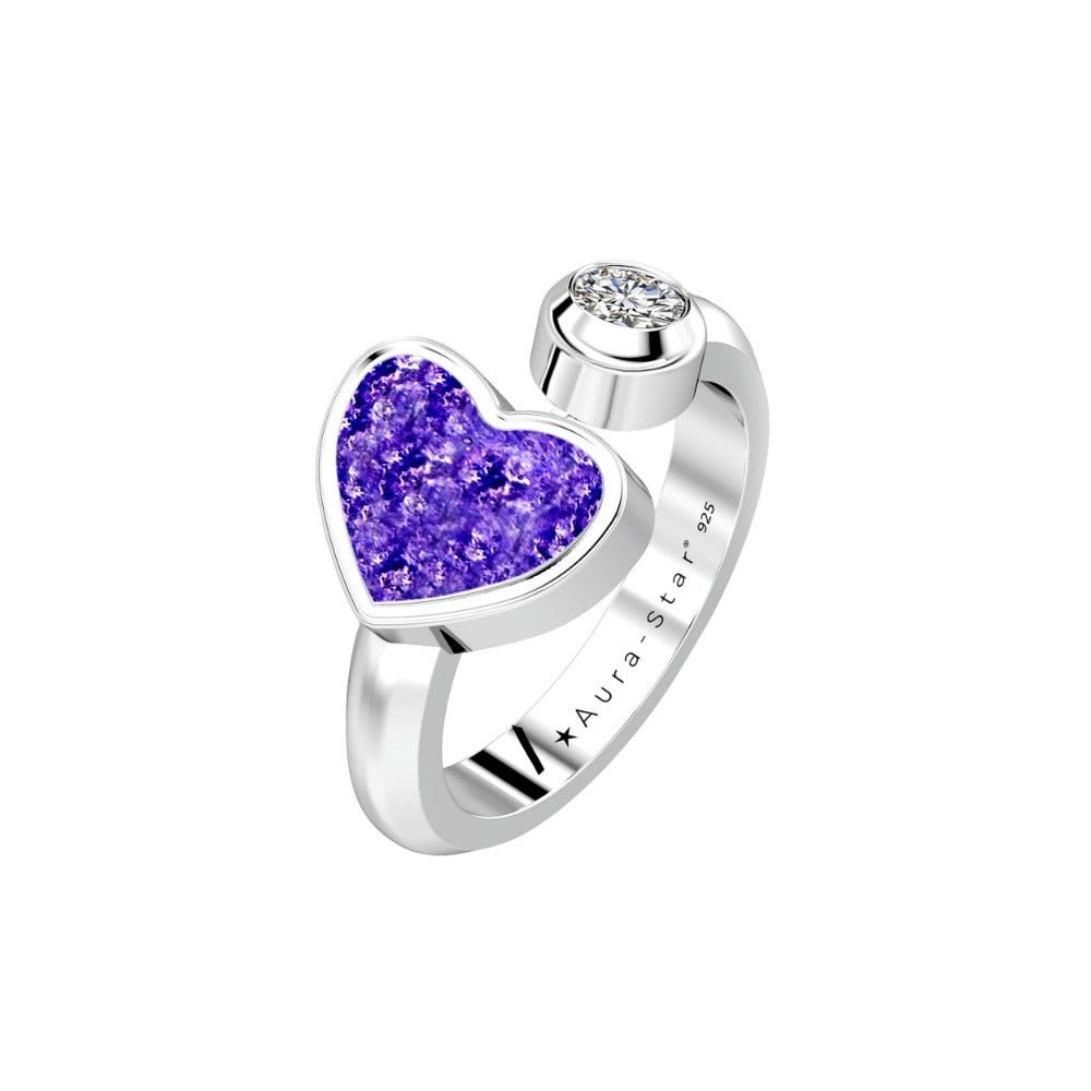Ashes Infused JewelleryAura-Star Ring Respect