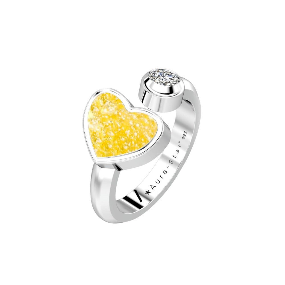 Ashes Infused JewelleryAura-Star Ring Respect