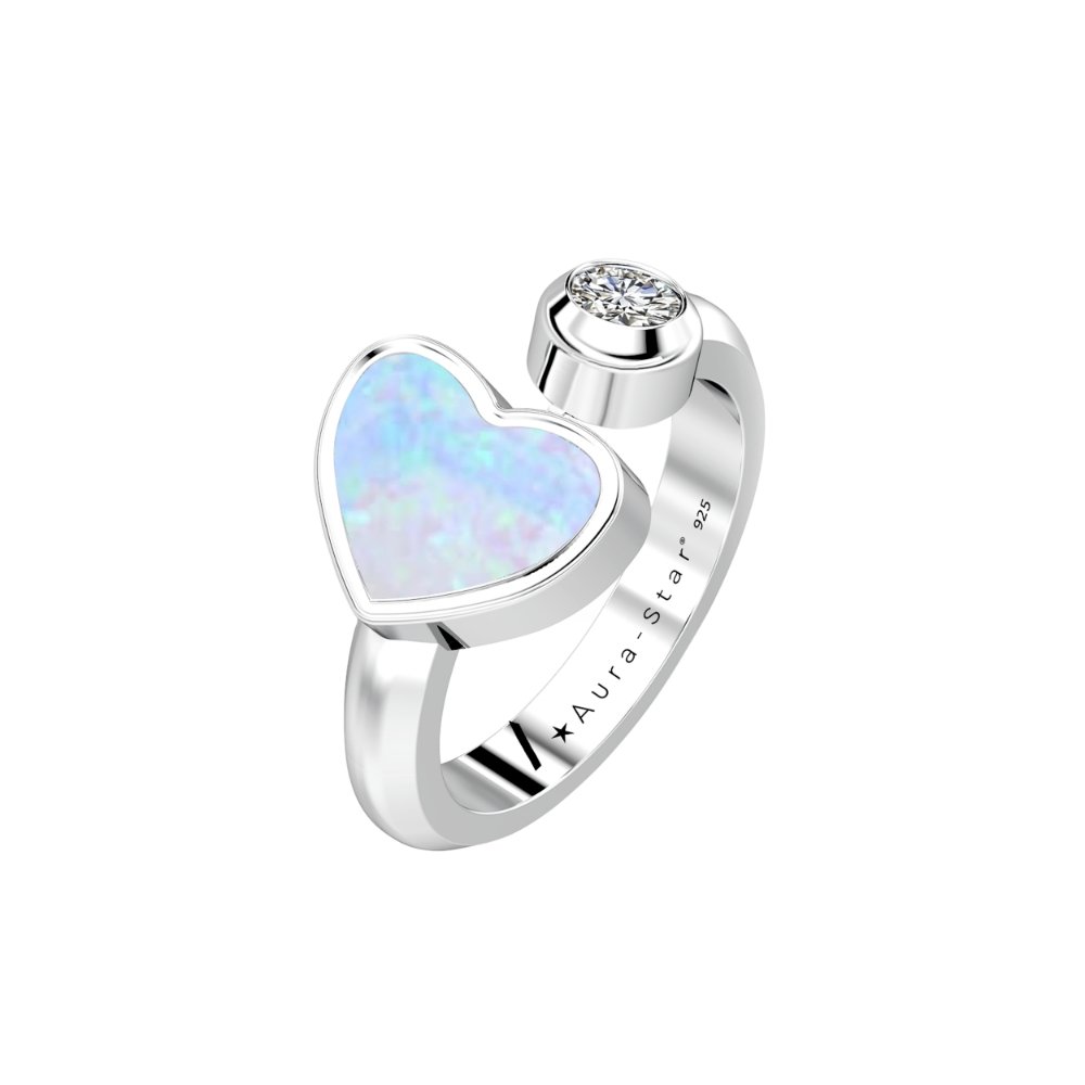 Ashes Infused JewelleryAura-Star Ring Respect