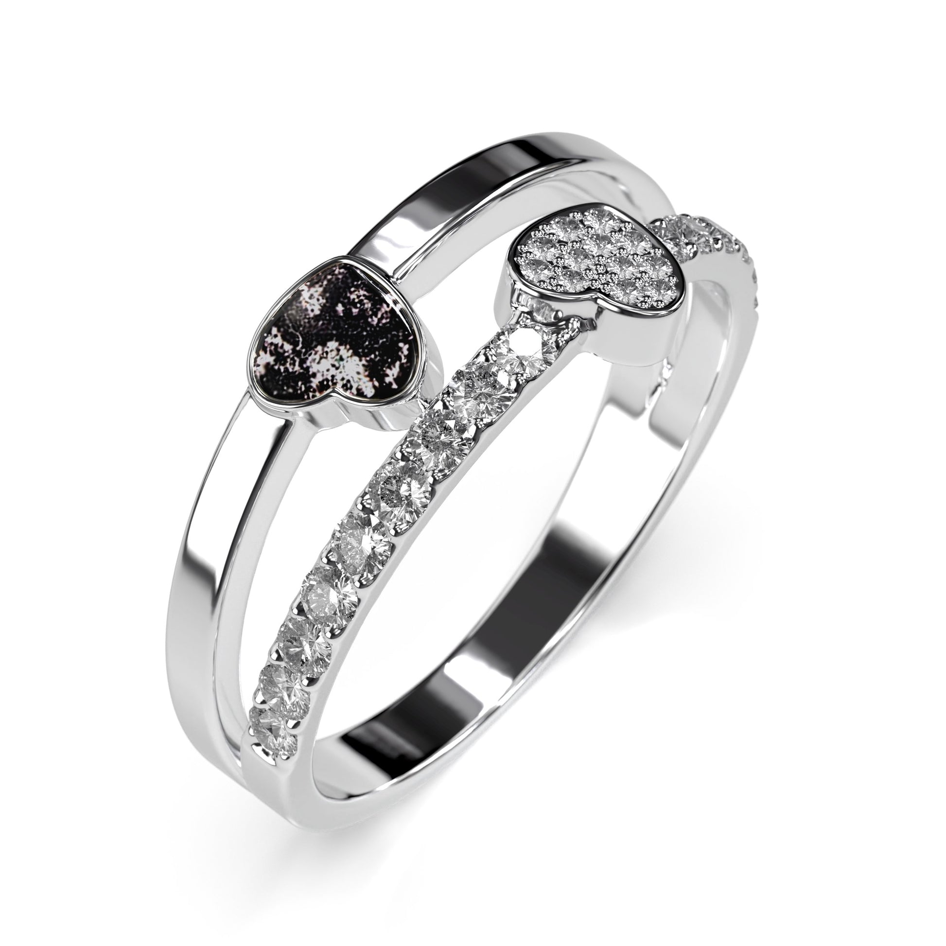 Ashes Infused JewelleryAura-Star Ring Royal