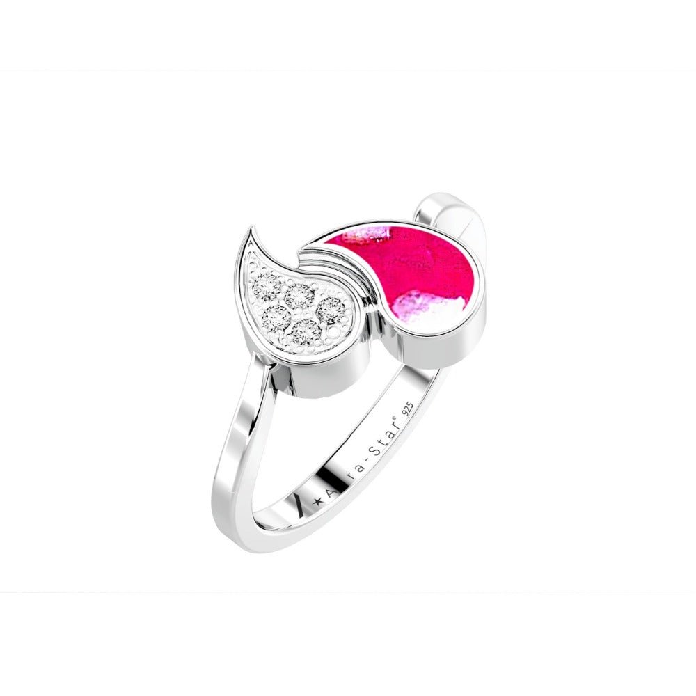 Ashes Infused JewelleryAura-Star Ring Teardrops