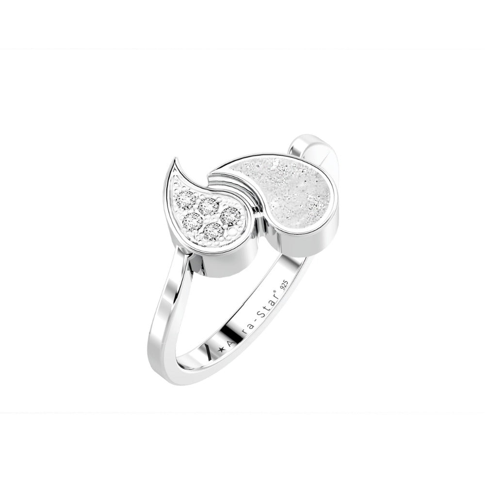 Ashes Infused JewelleryAura-Star Ring Teardrops