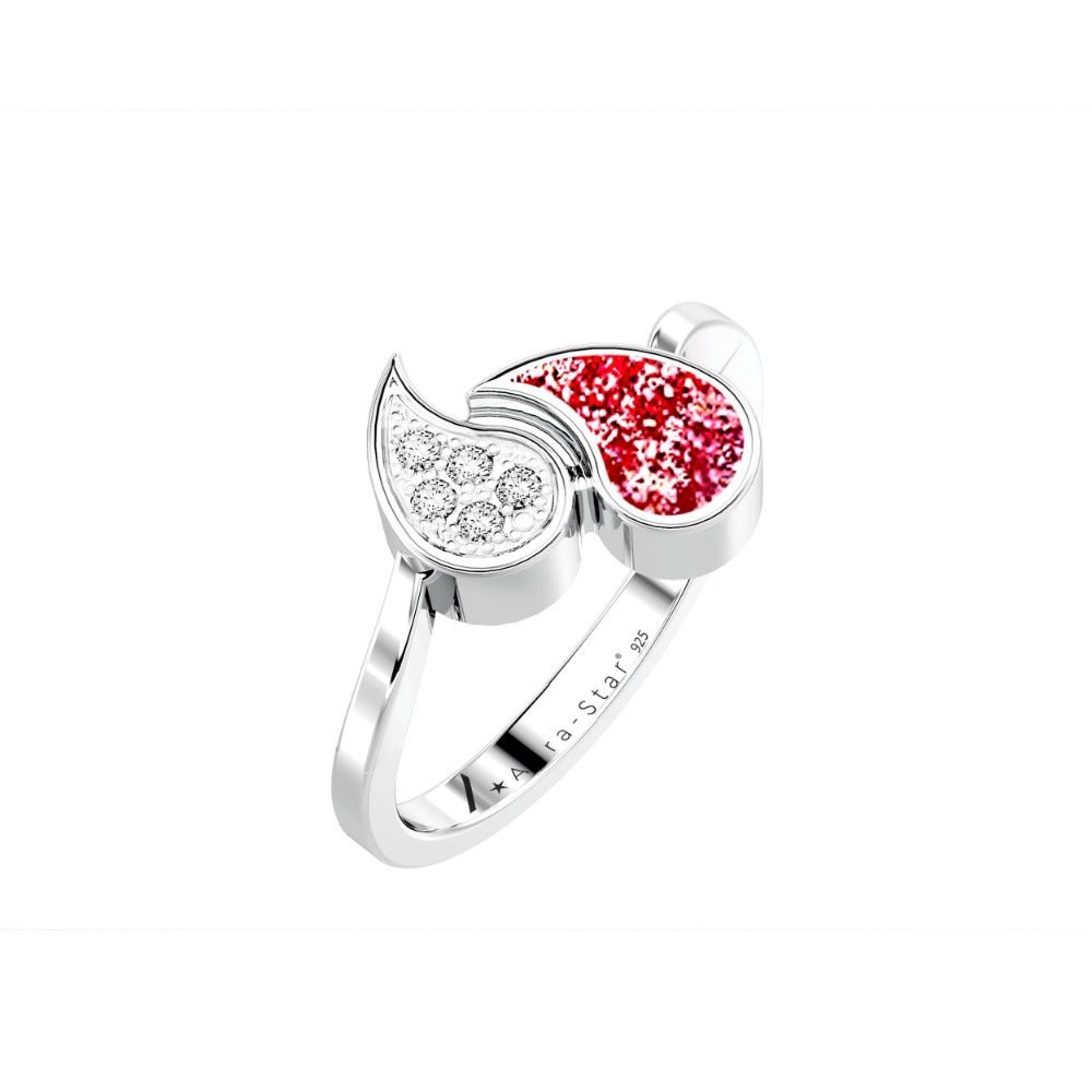 Ashes Infused JewelleryAura-Star Ring Teardrops