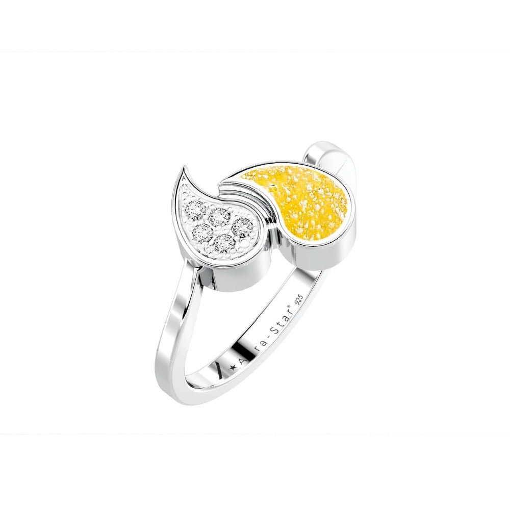 Ashes Infused JewelleryAura-Star Ring Teardrops