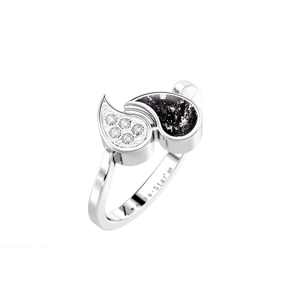 Ashes Infused JewelleryAura-Star Ring Teardrops