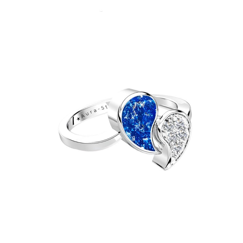 Ashes Infused JewelleryAura-Star Ring Teardrops