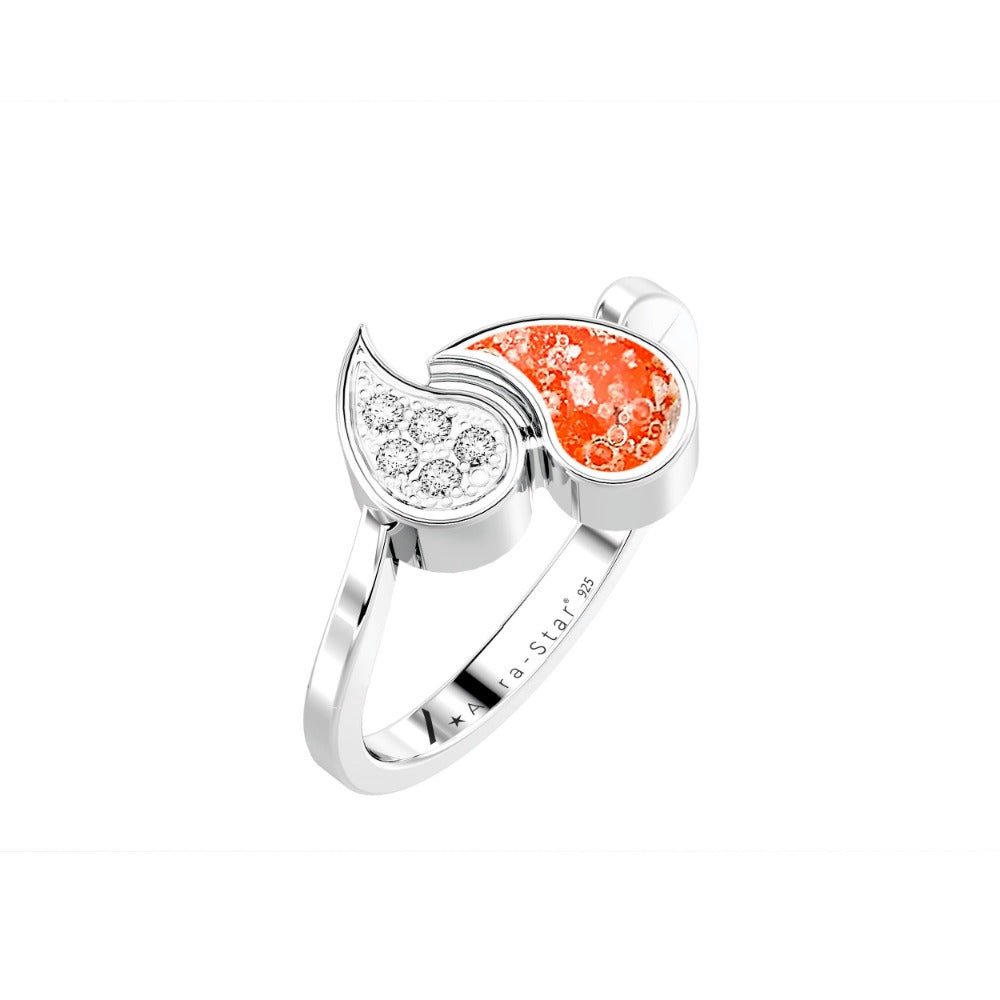 Ashes Infused JewelleryAura-Star Ring Teardrops