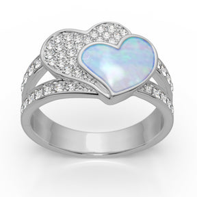 Ashes Infused JewelleryAura-Star Ring Vibrant