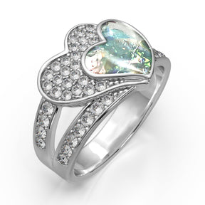 Ashes Infused JewelleryAura-Star Ring Vibrant