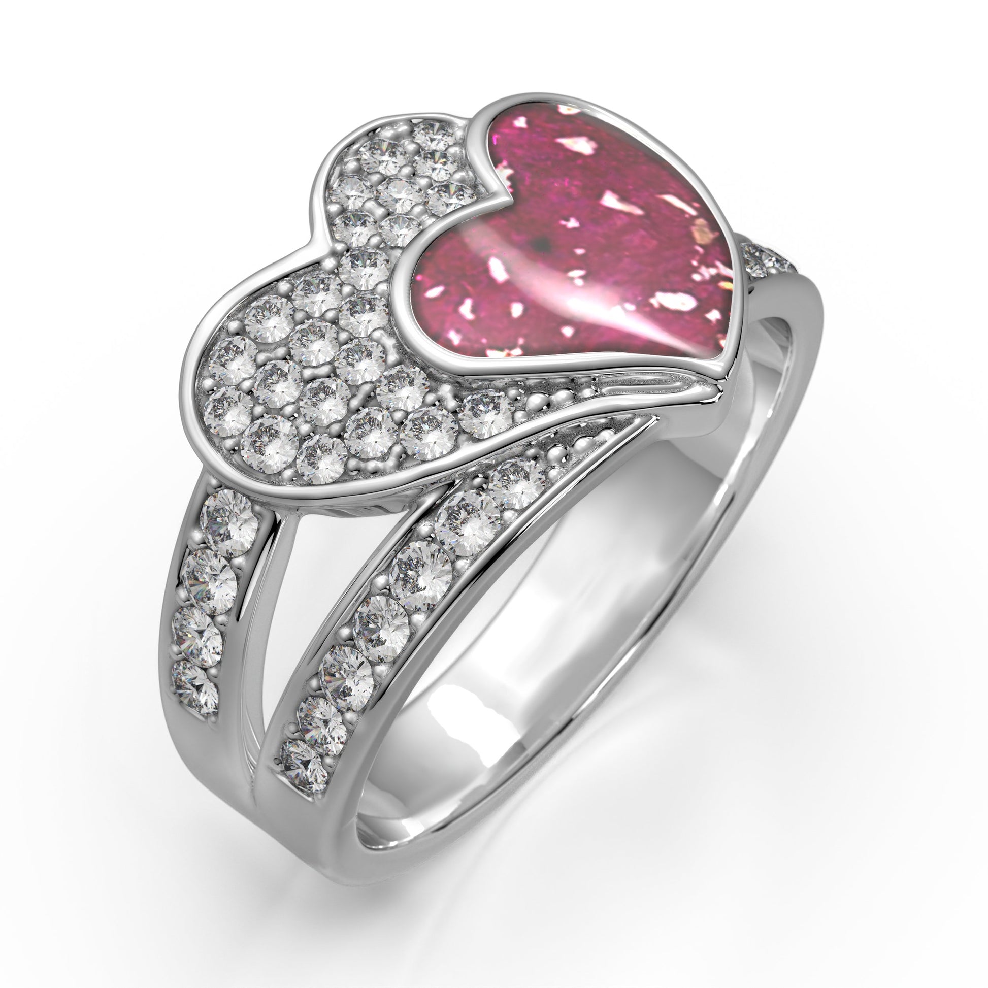 Ashes Infused JewelleryAura-Star Ring Vibrant