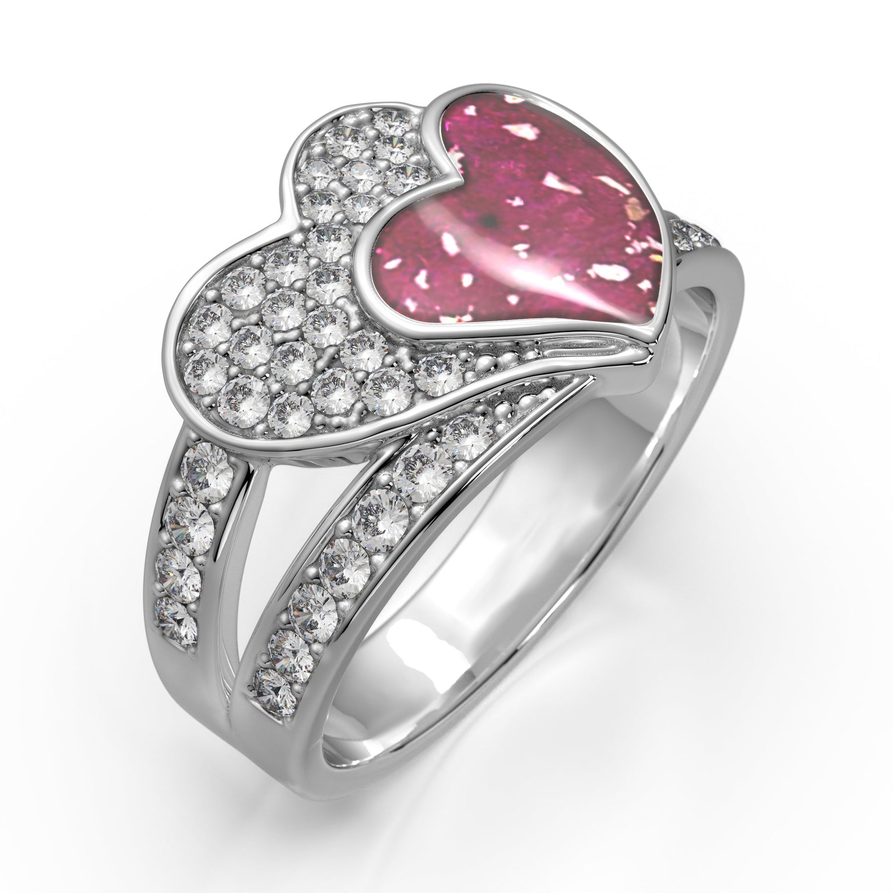 Ashes Infused JewelleryAura-Star Ring Vibrant