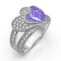Ashes Infused JewelleryAura-Star Ring Vibrant