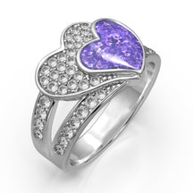 Ashes Infused JewelleryAura-Star Ring Vibrant