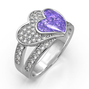 Ashes Infused JewelleryAura-Star Ring Vibrant
