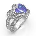 Ashes Infused JewelleryAura-Star Ring Vibrant