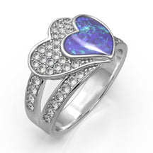 Ashes Infused JewelleryAura-Star Ring Vibrant