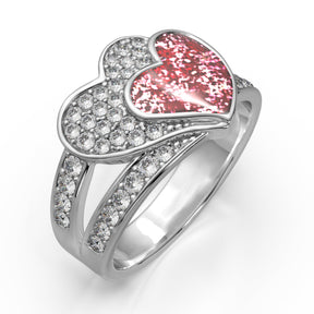 Ashes Infused JewelleryAura-Star Ring Vibrant