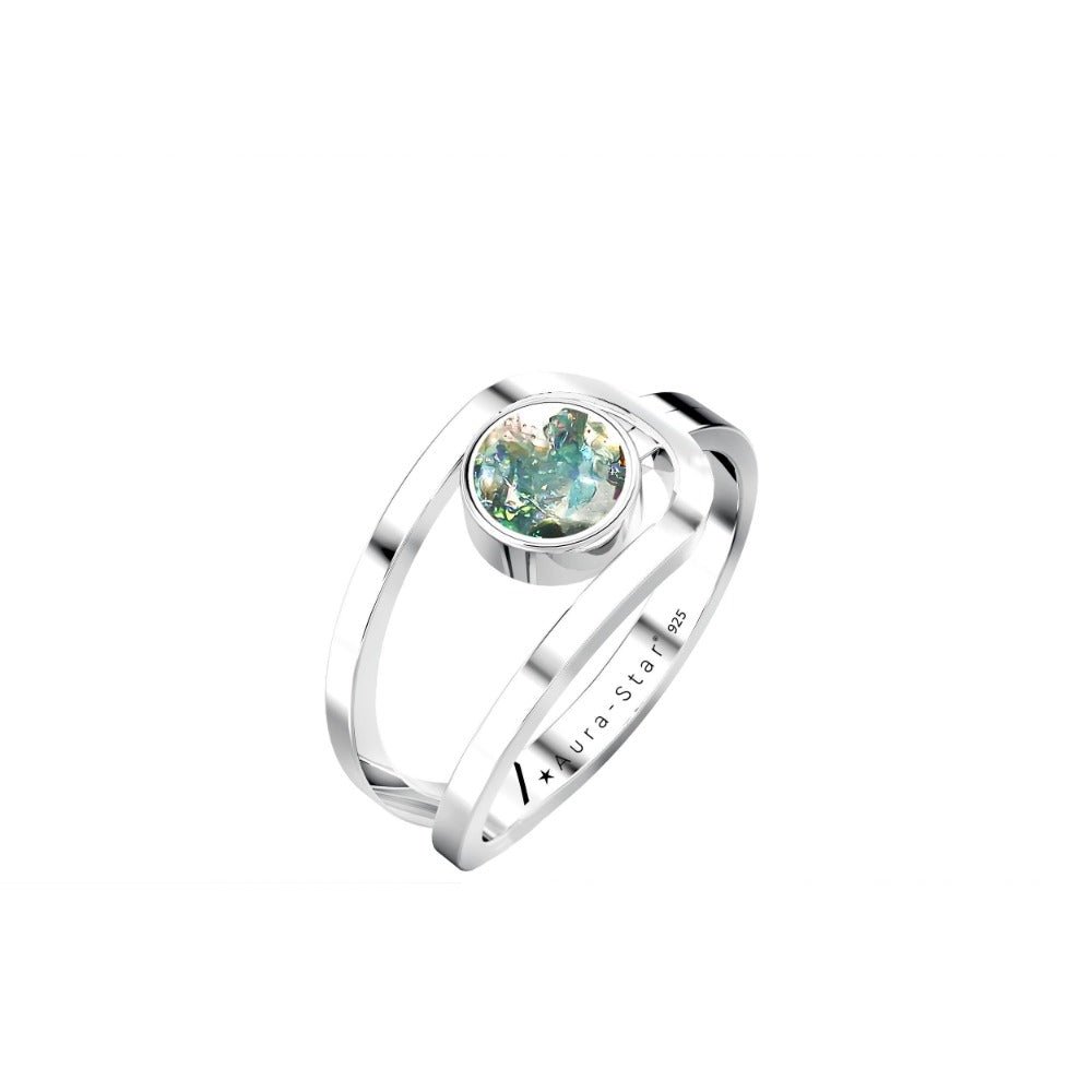 Ashes Infused JewelleryAura-Star Ring Virtue