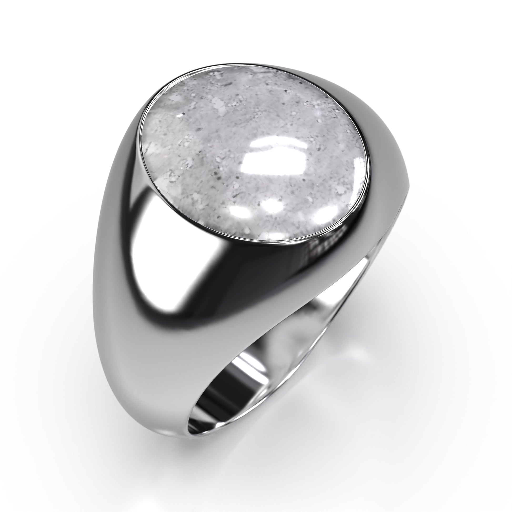 Ashes Infused JewelleryAura-Star Unisex Ring Signet