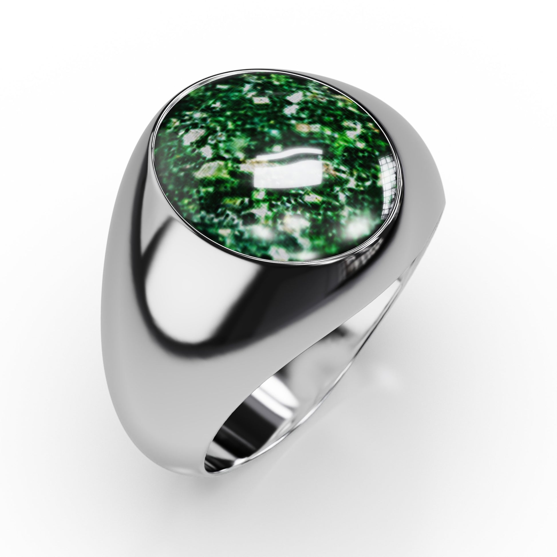 Ashes Infused JewelleryAura-Star Unisex Ring Signet