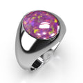 Ashes Infused JewelleryAura-Star Unisex Ring Signet
