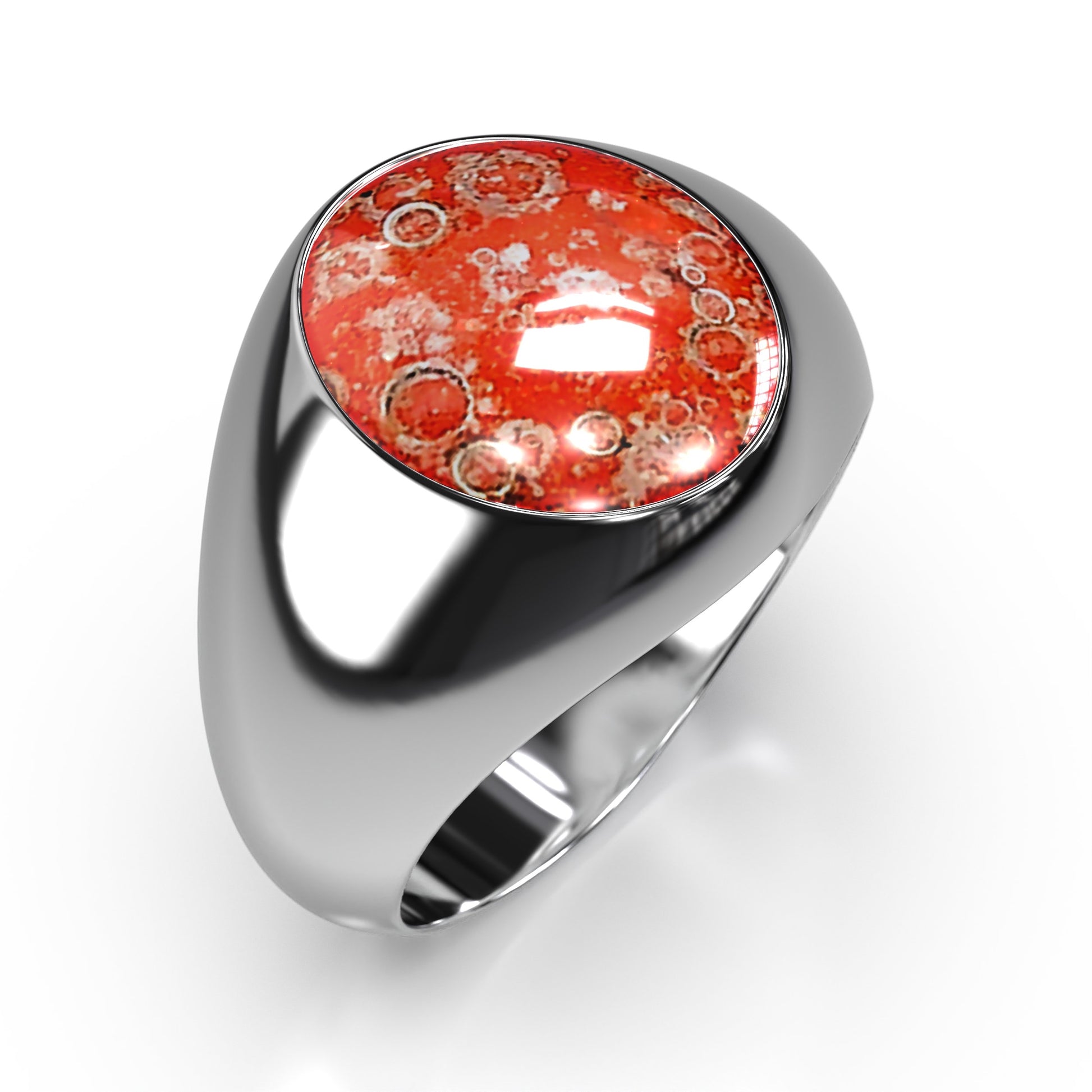 Ashes Infused JewelleryAura-Star Unisex Ring Signet