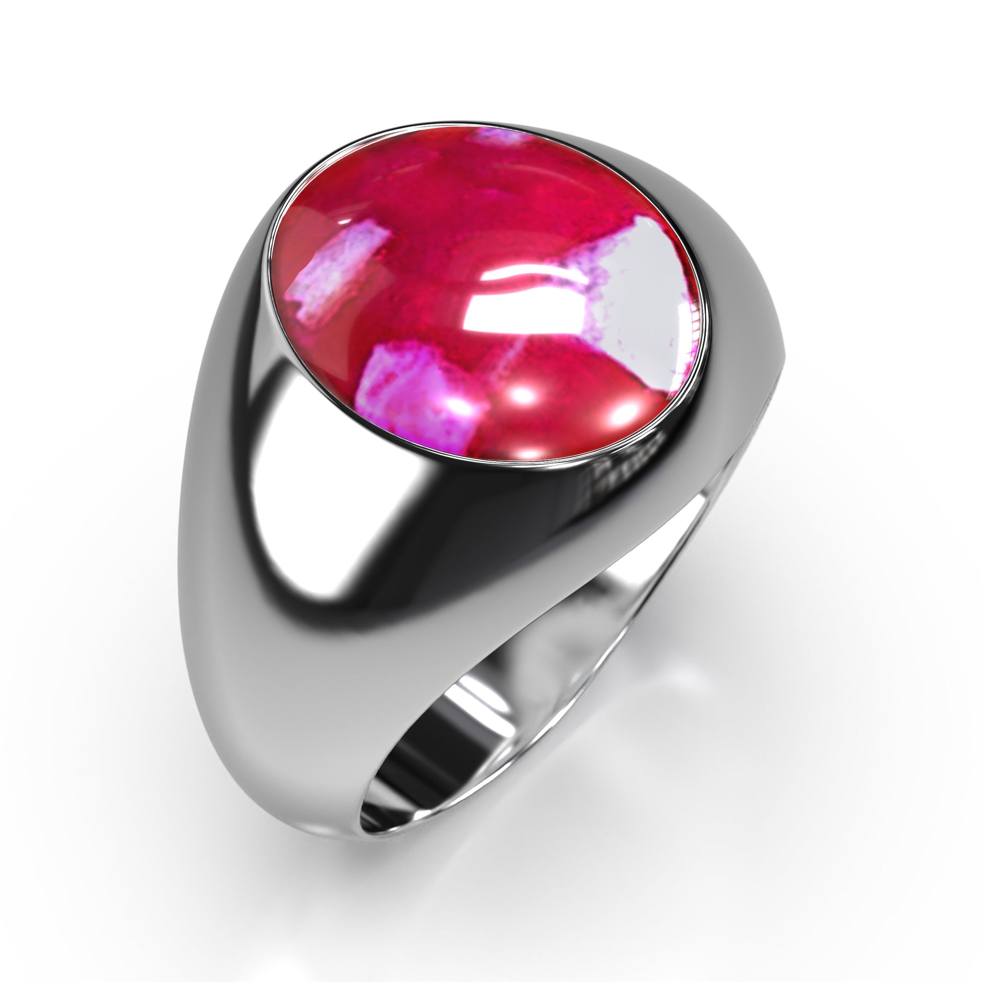 Ashes Infused JewelleryAura-Star Unisex Ring Signet